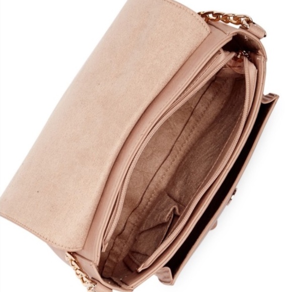 LAST ONE! Jet Black Leather Crossbody Chain Bag - Picture 3 of 3